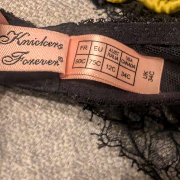 Agent Provocateur Leisa Black Mustard Bra - Picture 4 of 12